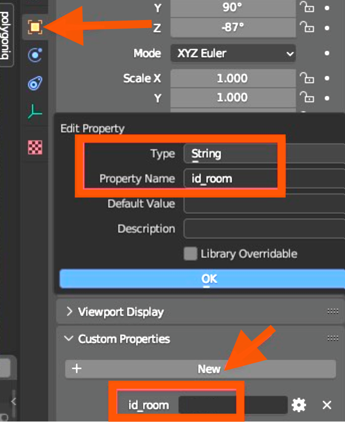 Custom Properties in Blender